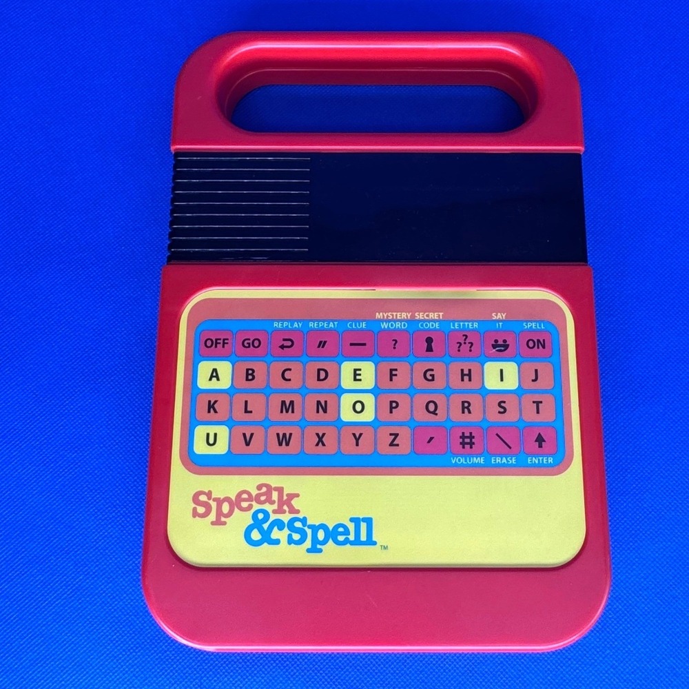 Speak & Spell Electronic Educational Word Game Toy Red Retro 09624 E.T. Phonics